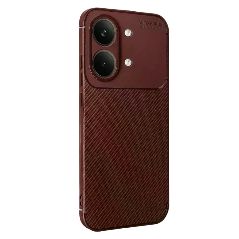 Xiaomi Poco X8 Pro Max Auto Focus Karbon Kapak - Bordo