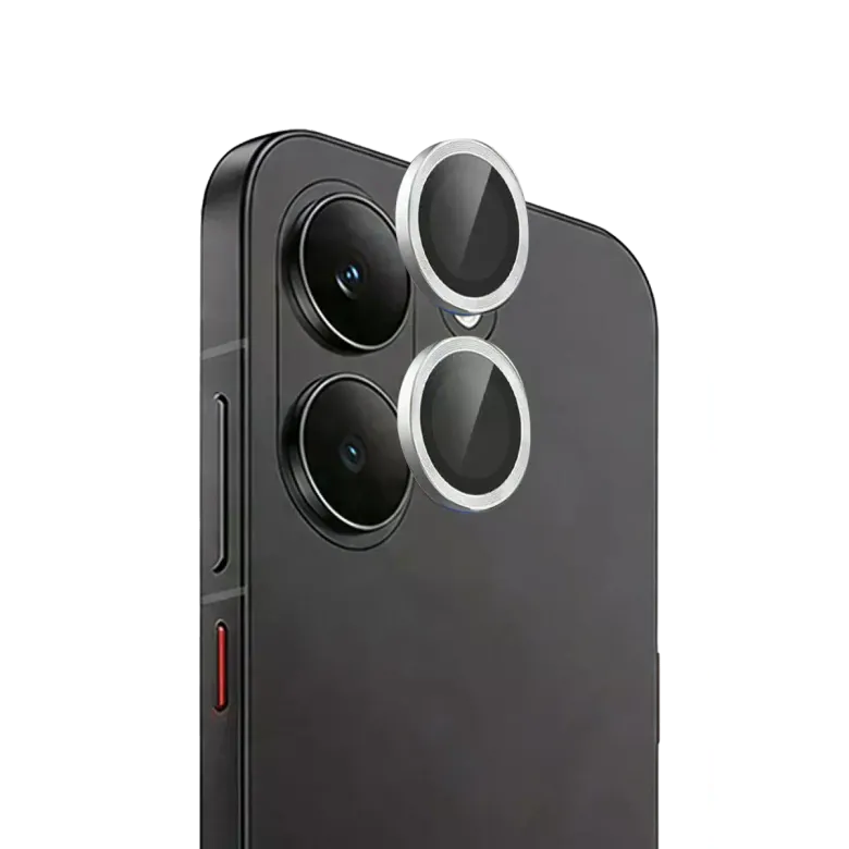 Xiaomi Poco X8 Pro Raze Metal Kamera Lens - Gümüş