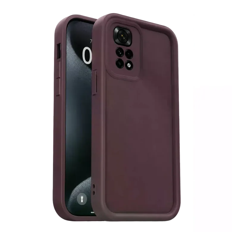 Xiaomi Redmi 10 2022 Kılıf Viera Silikon - Mürdüm