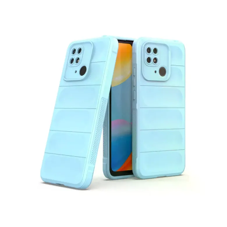 Xiaomi Redmi 10c Kılıf Optimum Silikon - Sky Blue