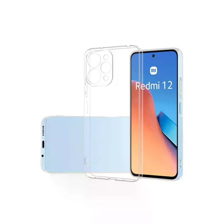 Xiaomi Redmi 12 Kılıf Lüx Şeffaf Silikon