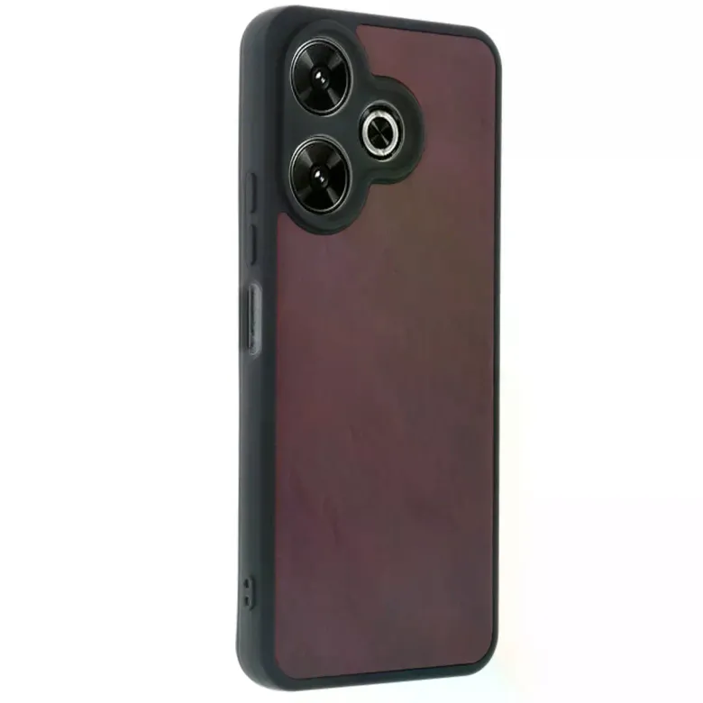 Xiaomi Redmi 13 4g Kılıf Aras Deri Kapak - Bordo