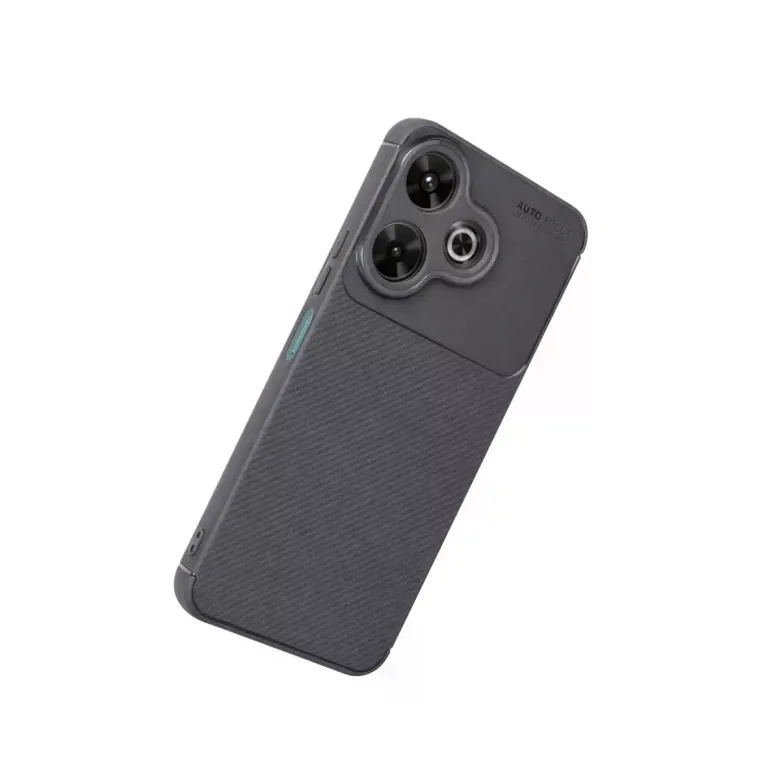 Xiaomi Redmi 13 4g Kılıf Auto Focus Karbon Kapak - Gri