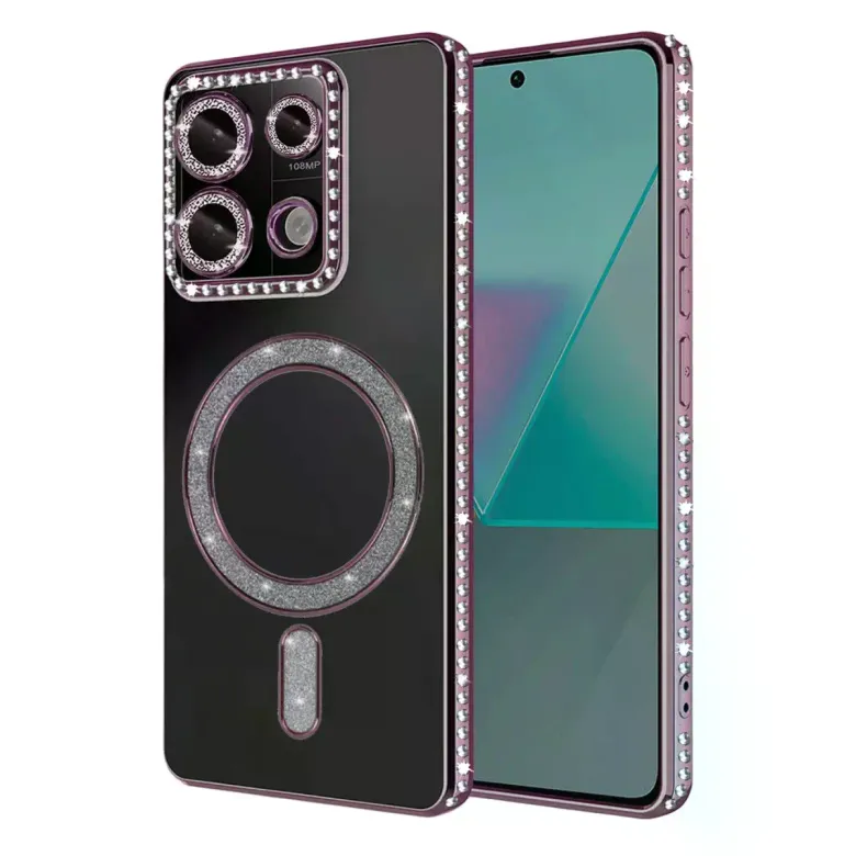 Xiaomi Redmi 13c Joke Simli Magneticsafe Kılıf - Pembe