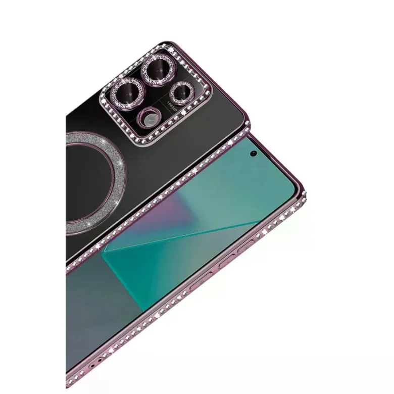 Xiaomi Redmi 13c Joke Simli Magneticsafe Kılıf - Pembe