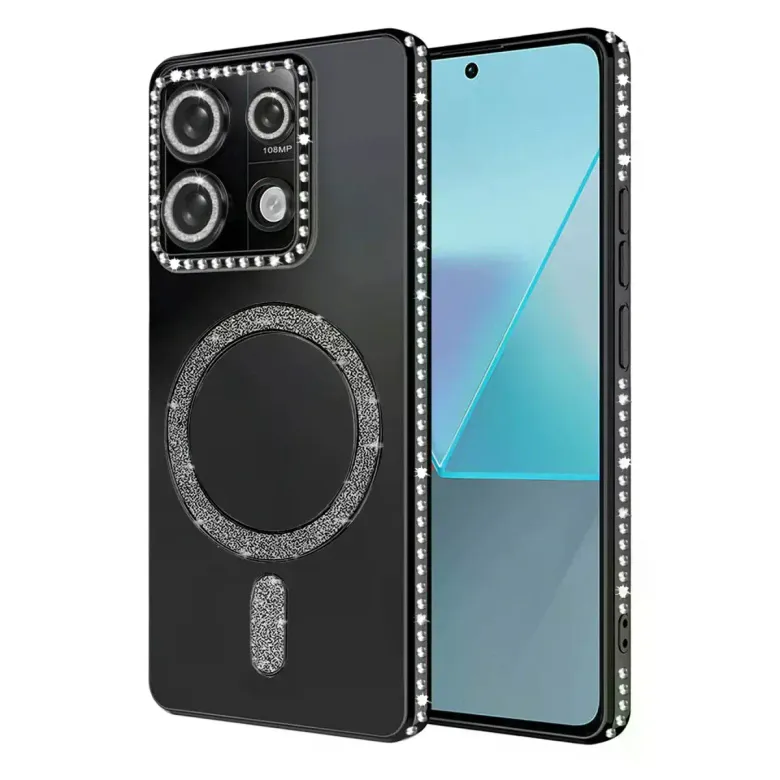 Xiaomi Redmi 13c Joke Simli Magneticsafe Kılıf - Siyah