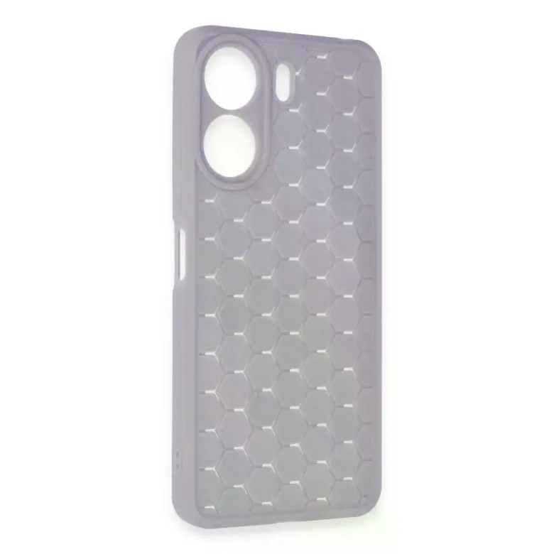 Xiaomi Redmi 13c Kılıf Petek Silikon Kapak - Lila