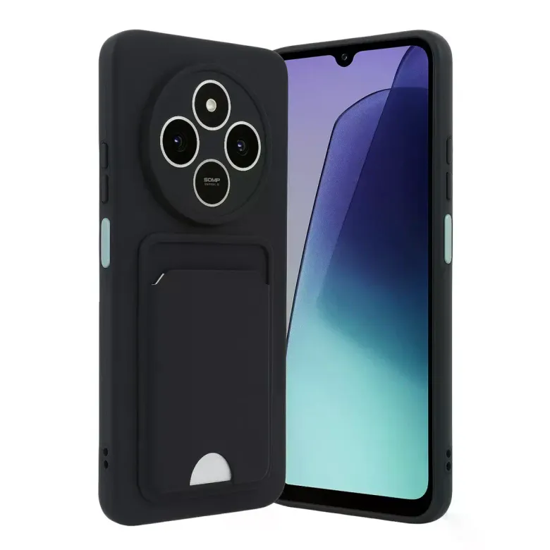 Xiaomi Redmi 14c Kelvin Kartvizitli Silikon - Siyah