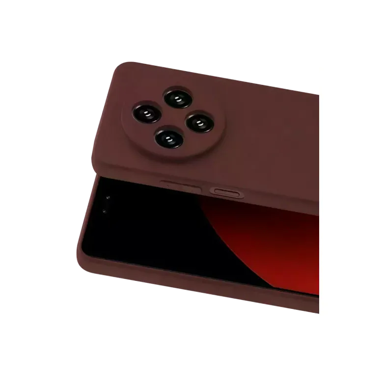 Xiaomi Redmi 14c Kılıf First Silikon - Bordo