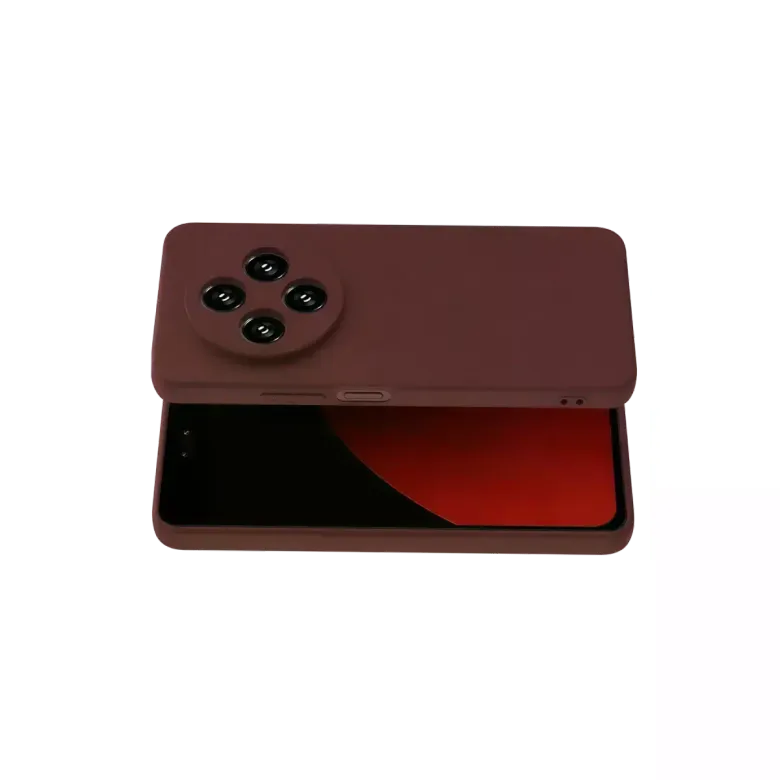 Xiaomi Redmi 14c Kılıf First Silikon - Bordo