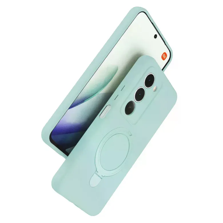 Xiaomi Redmi 15 4g Regal Magsafe Standlı Kapak - Su Yeşili