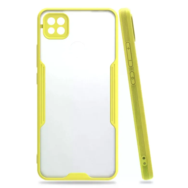 Xiaomi Redmi 9c Kılıf Platin Silikon - Sarı