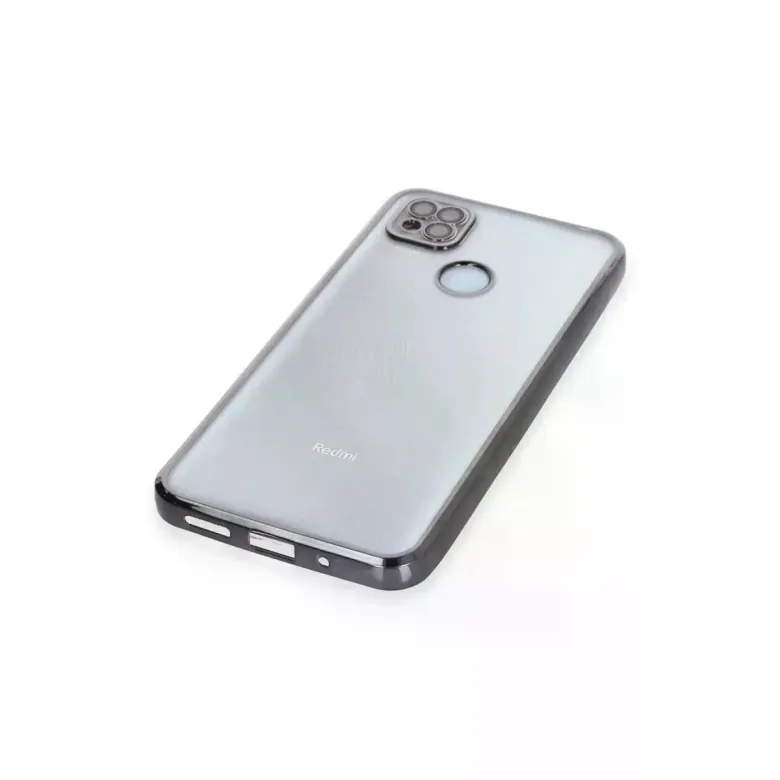 Xiaomi Redmi 9c Kılıf Razer Lensli Silikon - Siyah