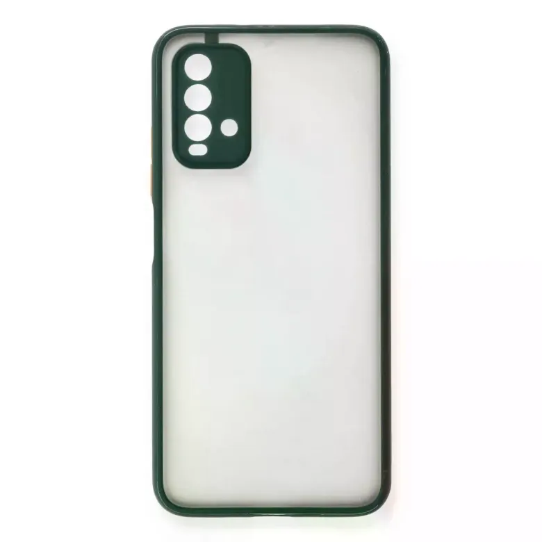 Xiaomi Redmi 9t Kılıf Montreal Silikon Kapak - Yeşil