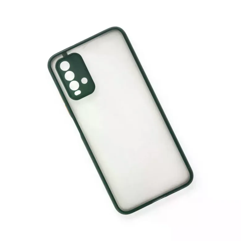 Xiaomi Redmi 9t Kılıf Montreal Silikon Kapak - Yeşil