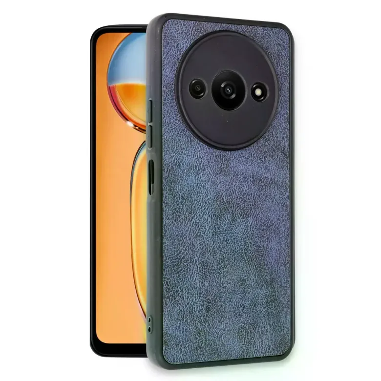 Xiaomi Redmi A3 4g Kılıf Aras Deri Kapak - Lacivert