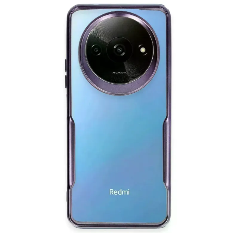 Xiaomi Redmi A3 4g Kılıf Boyi Silikon Kapak - Derin Mor