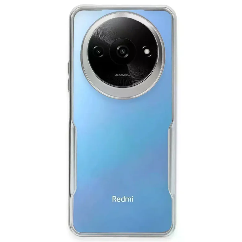 Xiaomi Redmi A3 4g Kılıf Boyi Silikon Kapak - Gümüş