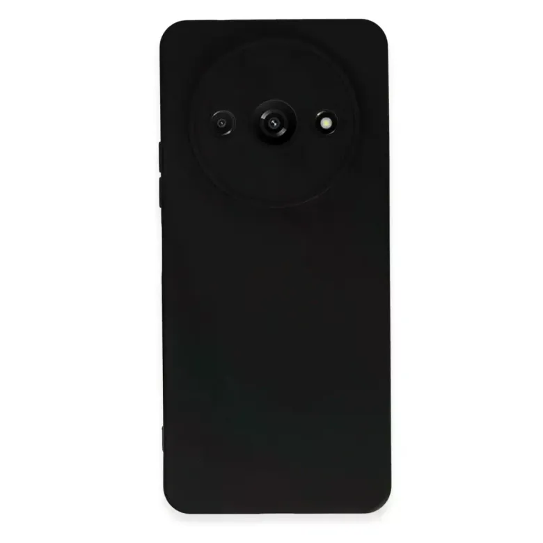 Xiaomi Redmi A3 4g Kılıf Nano İçi Kadife Silikon - Siyah