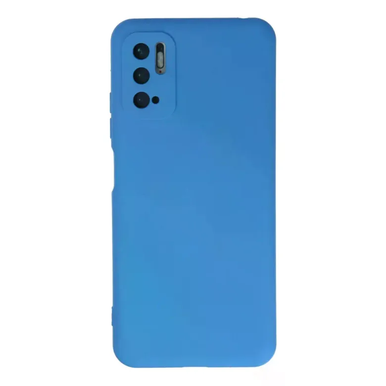 Xiaomi Redmi Note 10 5G Kılıf Nano içi Kadife Silikon - Mavi