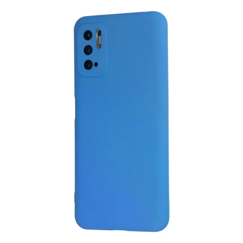 Xiaomi Redmi Note 10 5G Kılıf Nano içi Kadife Silikon - Mavi
