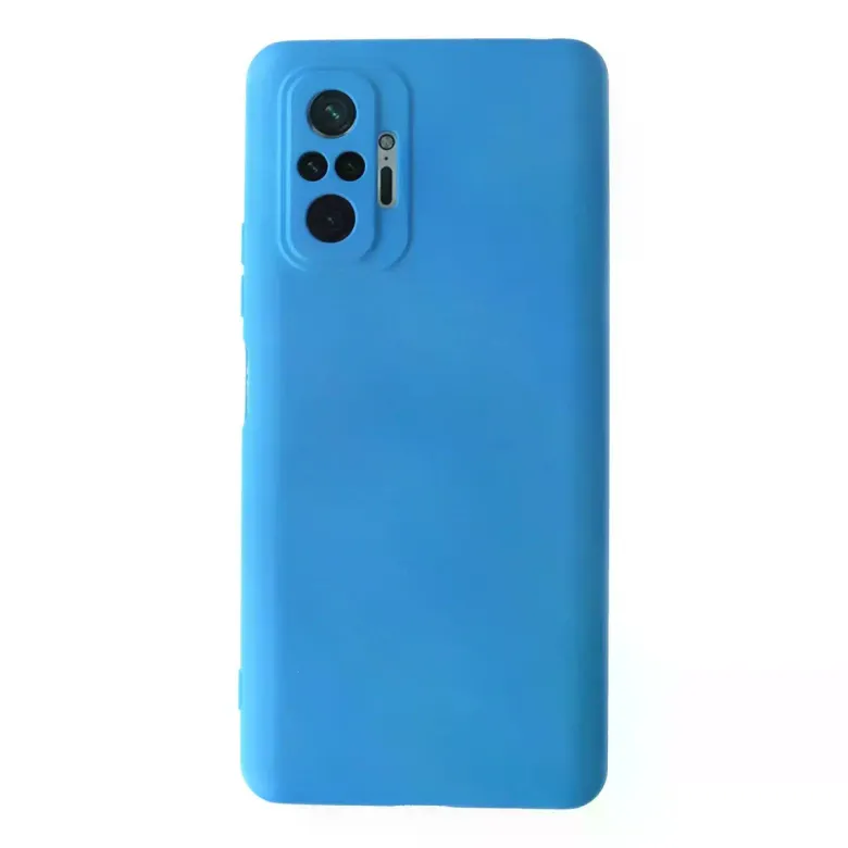 Xiaomi Redmi Note 10 Pro Kılıf Nano içi Kadife Silikon - Mavi