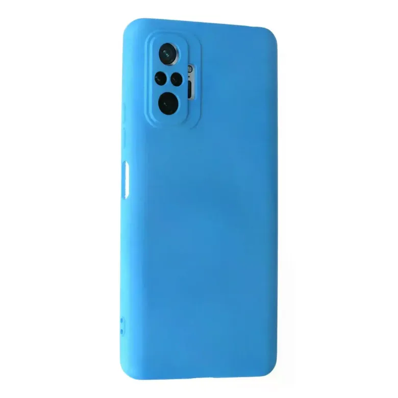 Xiaomi Redmi Note 10 Pro Kılıf Nano içi Kadife Silikon - Mavi