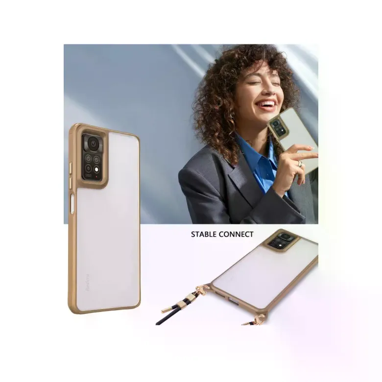 Xiaomi Redmi Note 11 Pro Kılıf Penta Silikon Kılıf - Çöl Titanyum