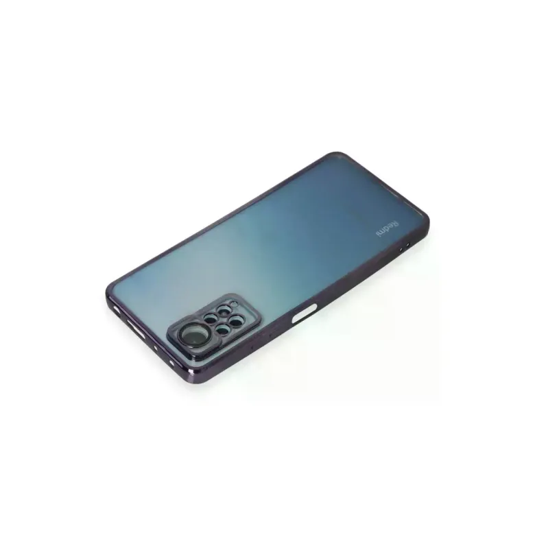 Xiaomi Redmi Note 11 Pro Kılıf Razer Lensli Silikon - Mor