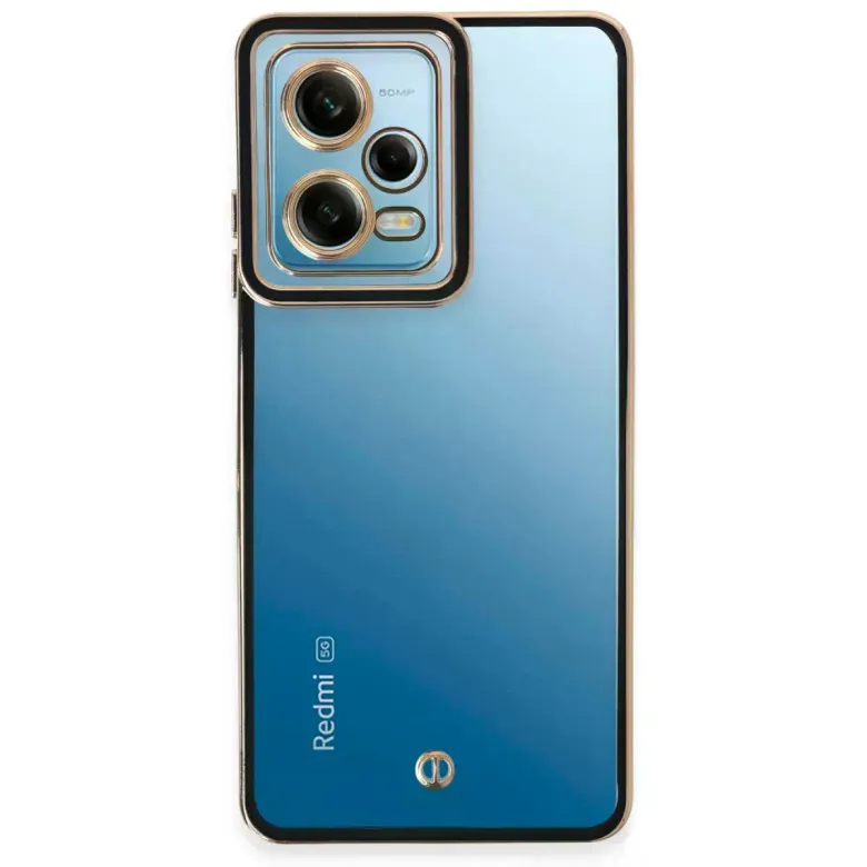 Xiaomi Redmi Note 12 5G Kılıf Liva Lens Silikon - Siyah