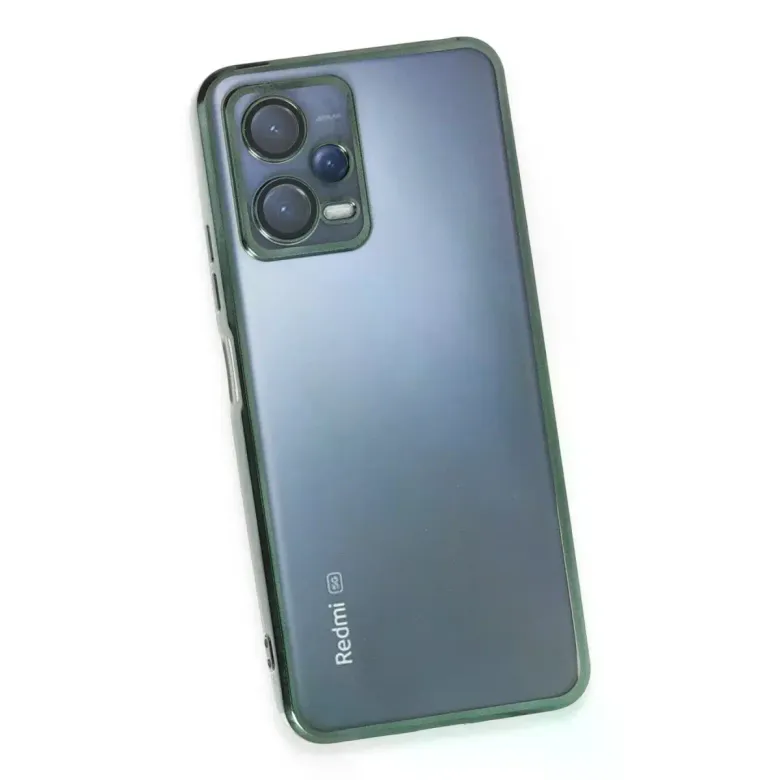 Xiaomi Redmi Note 12 5G Kılıf Razer Lensli Silikon - Yeşil