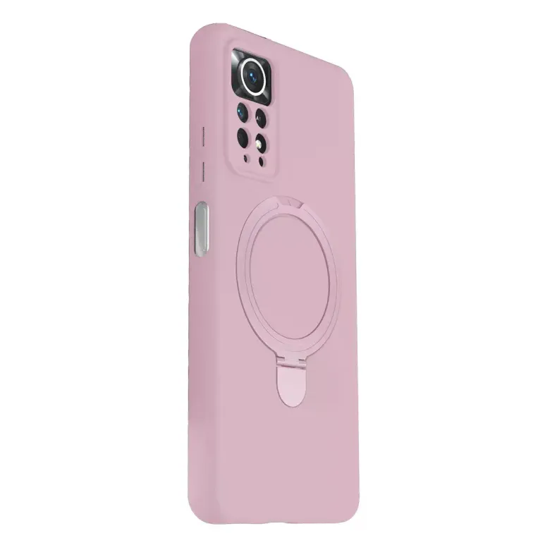Xiaomi Redmi Note 12 Pro 4g Regal Magsafe Standlı Kapak - Açık Pembe
