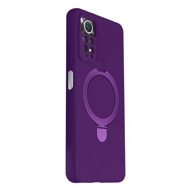 Xiaomi Redmi Note 12 Pro 4g Regal Magsafe Standlı Kapak - Derin Mor