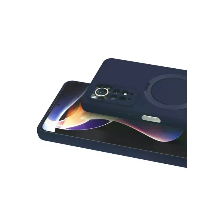 Xiaomi Redmi Note 12 Pro 4g Regal Magsafe Standlı Kapak - Lacivert