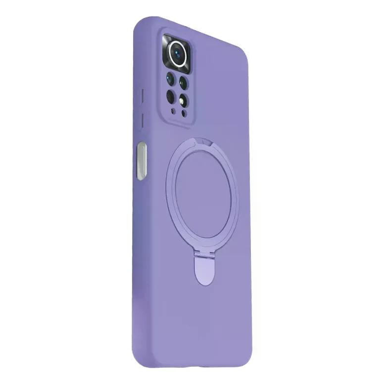 Xiaomi Redmi Note 12 Pro 4g Regal Magsafe Standlı Kapak - Lila