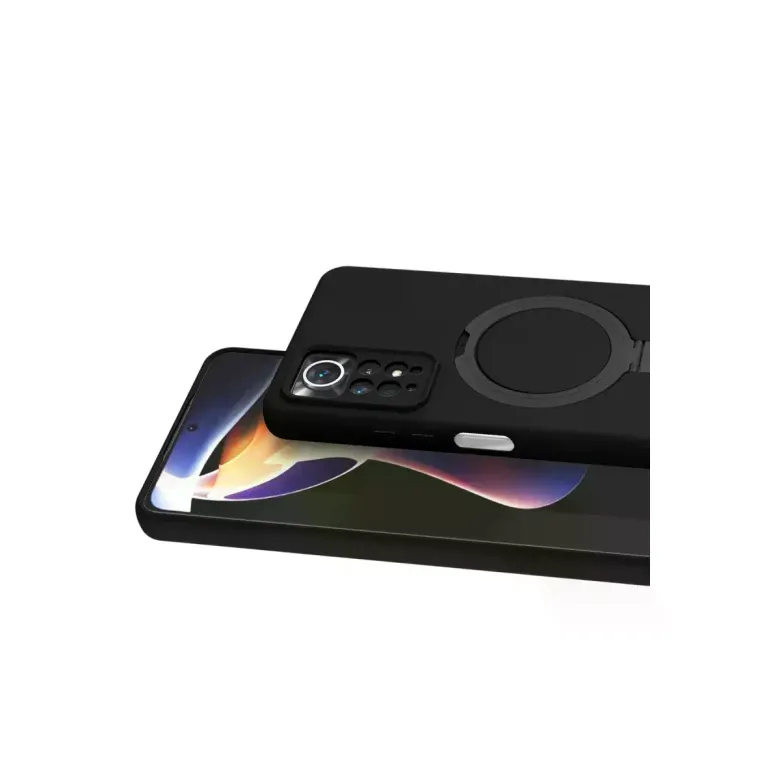 Xiaomi Redmi Note 12 Pro 4g Regal Magsafe Standlı Kapak - Siyah