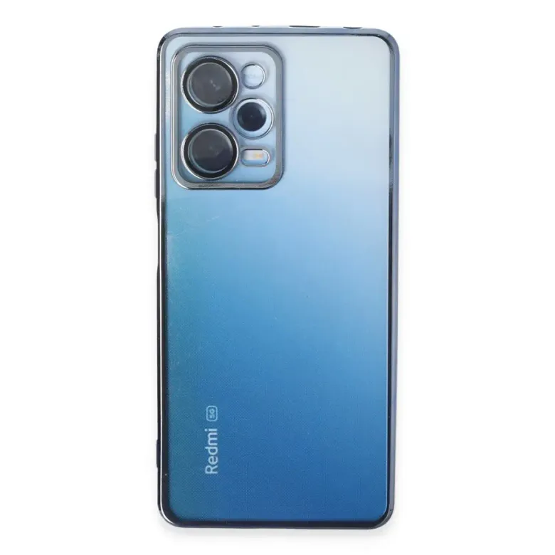 Xiaomi Redmi Note 12 Pro 5G Kılıf Razer Lensli Silikon - Açık Mavi