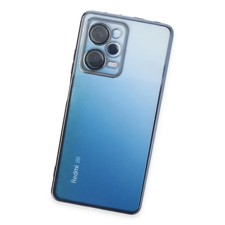 Xiaomi Redmi Note 12 Pro 5G Kılıf Razer Lensli Silikon - Açık Mavi
