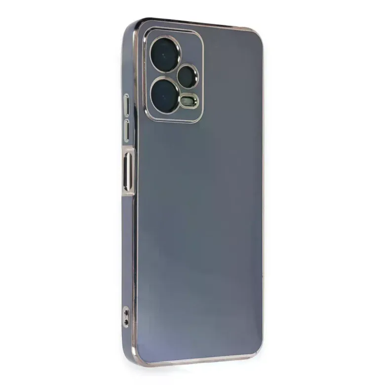 Xiaomi Redmi Note 12 Pro Plus Kılıf Volet Silikon - Mavi