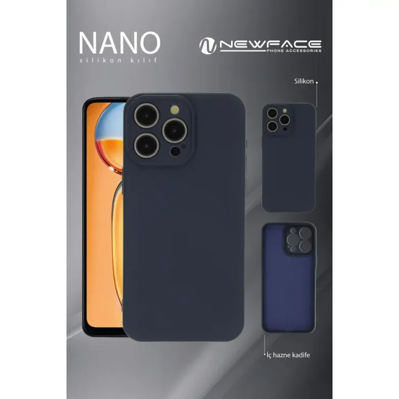 Xiaomi Redmi Note 13 Pro 4g Kılıf Nano İçi Kadife Silikon - Pudra