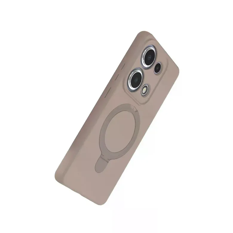 Xiaomi Redmi Note 13 Pro 4g Regal Magsafe Standlı Kapak - Çöl Titanyum