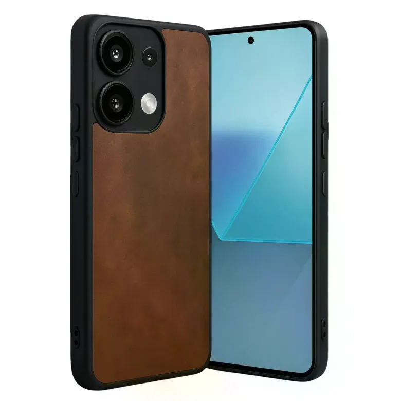 Xiaomi Redmi Note 13 Pro 5g Kılıf Aras Deri Kapak - Taba