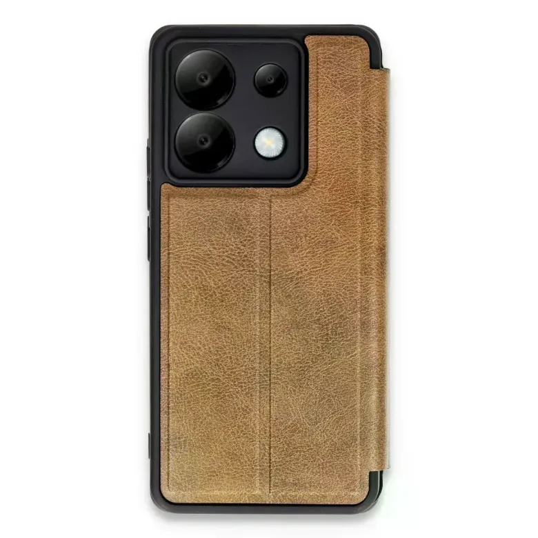 Xiaomi Redmi Note 13 Pro 5g Kılıf Flip Cover - Taba