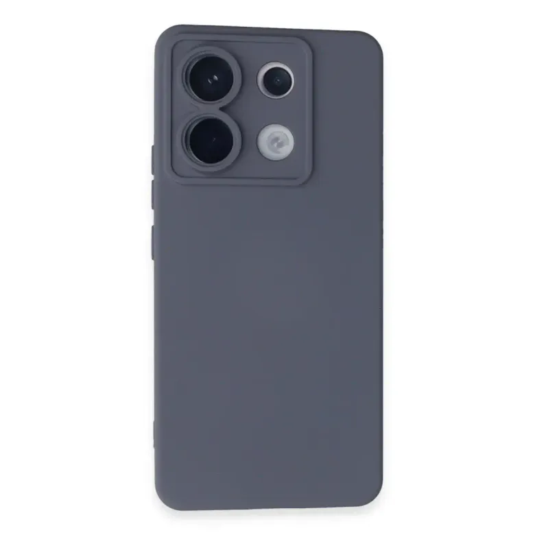 Xiaomi Redmi Note 13 Pro 5g Kılıf Nano İçi Kadife Silikon - Gri