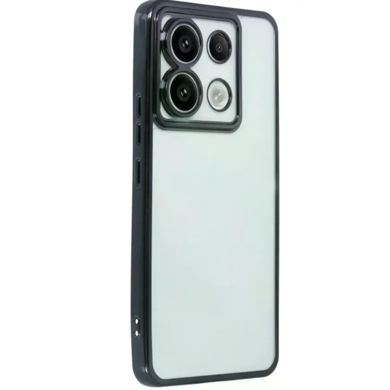 Xiaomi Redmi Note 13 Pro 5g Kılıf Razer Lensli Silikon - Siyah