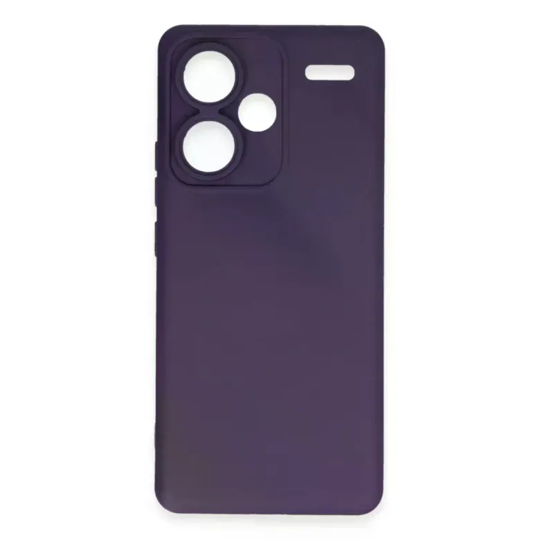 Xiaomi Redmi Note 13 Pro Plus Kılıf Nano İçi Kadife Silikon - Mor