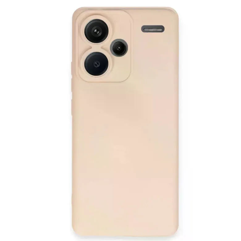 Xiaomi Redmi Note 13 Pro Plus Kılıf Nano İçi Kadife Silikon - Pudra