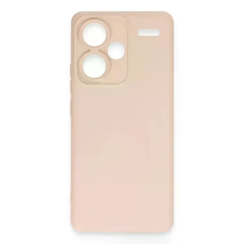 Xiaomi Redmi Note 13 Pro Plus Kılıf Nano İçi Kadife Silikon - Pudra