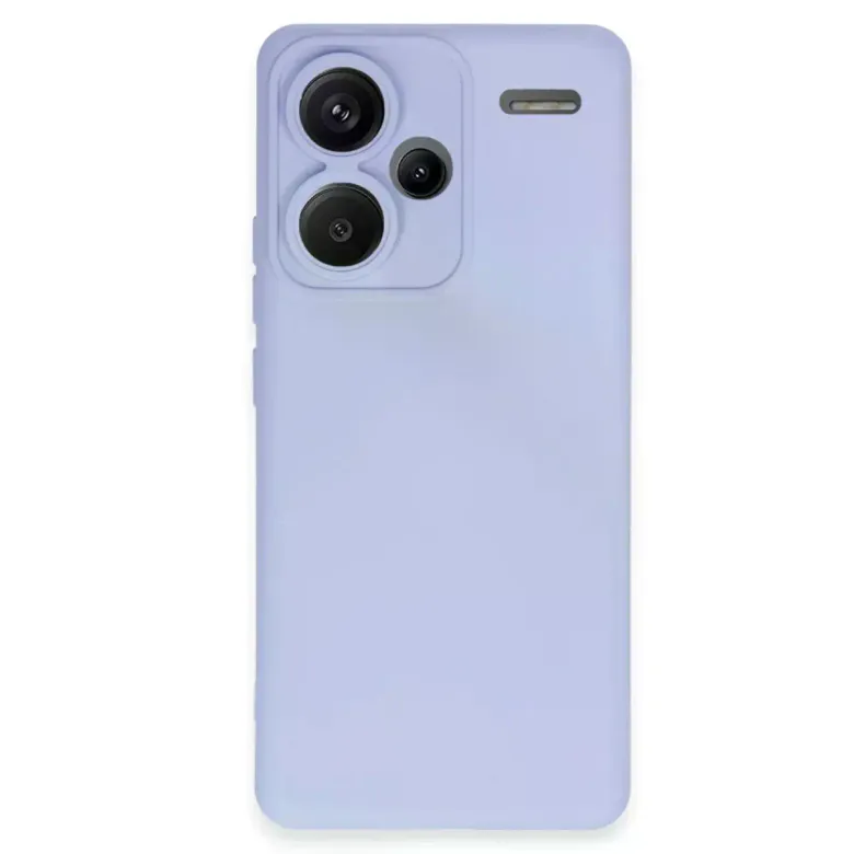 Xiaomi Redmi Note 13 Pro Plus Kılıf Nano İçi Kadife Silikon - Lila