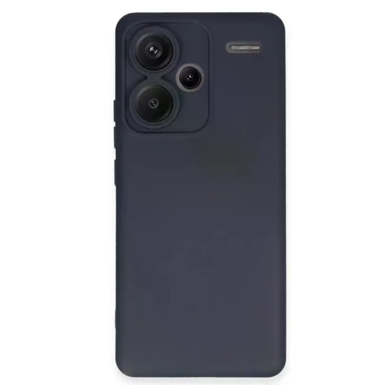 Xiaomi Redmi Note 13 Pro Plus Kılıf Nano İçi Kadife Silikon - Lacivert